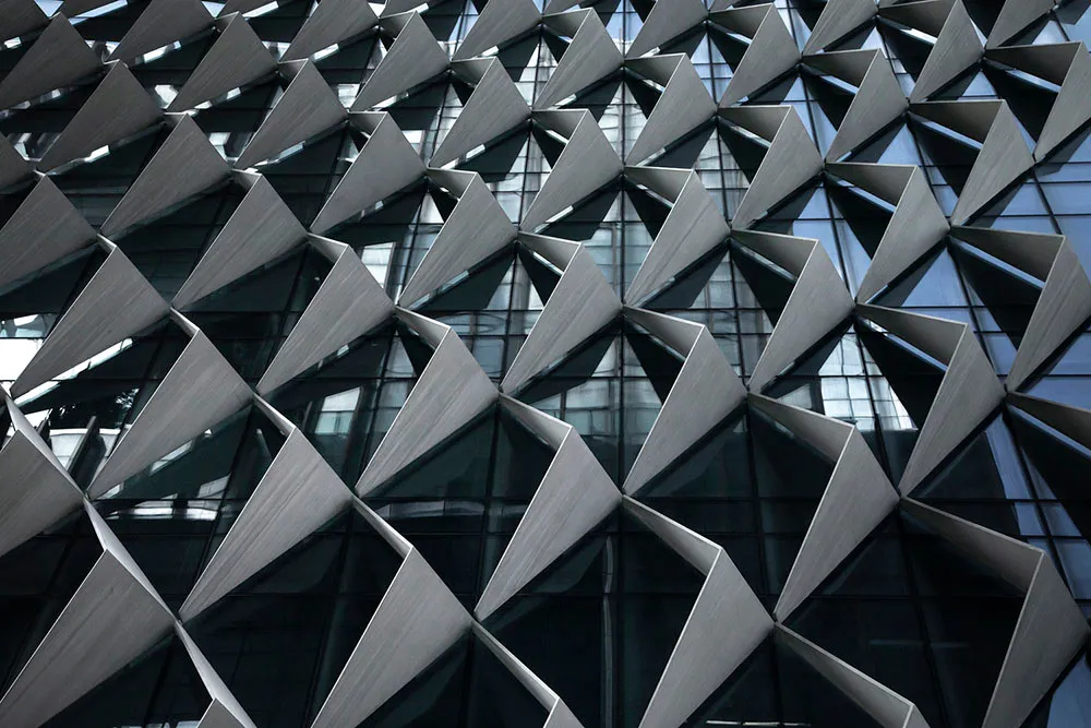 办公建筑 | 外立面常用材料解析4— 玻璃+GRC